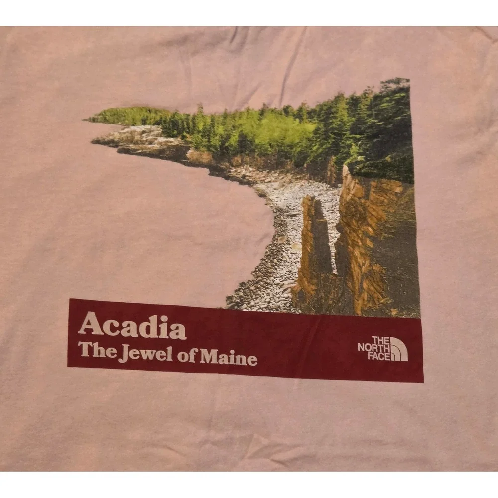 The North Face Acadia T-Shirt Womens Size Small Pink - Picture 6 of 6
